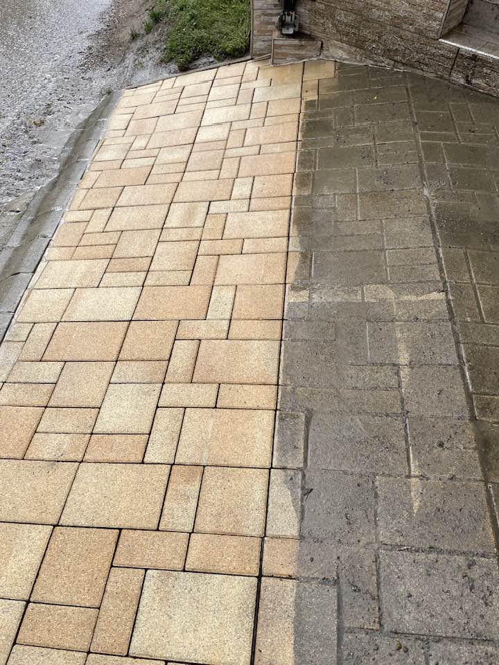 Társasházi parkoló mosása Siófokon